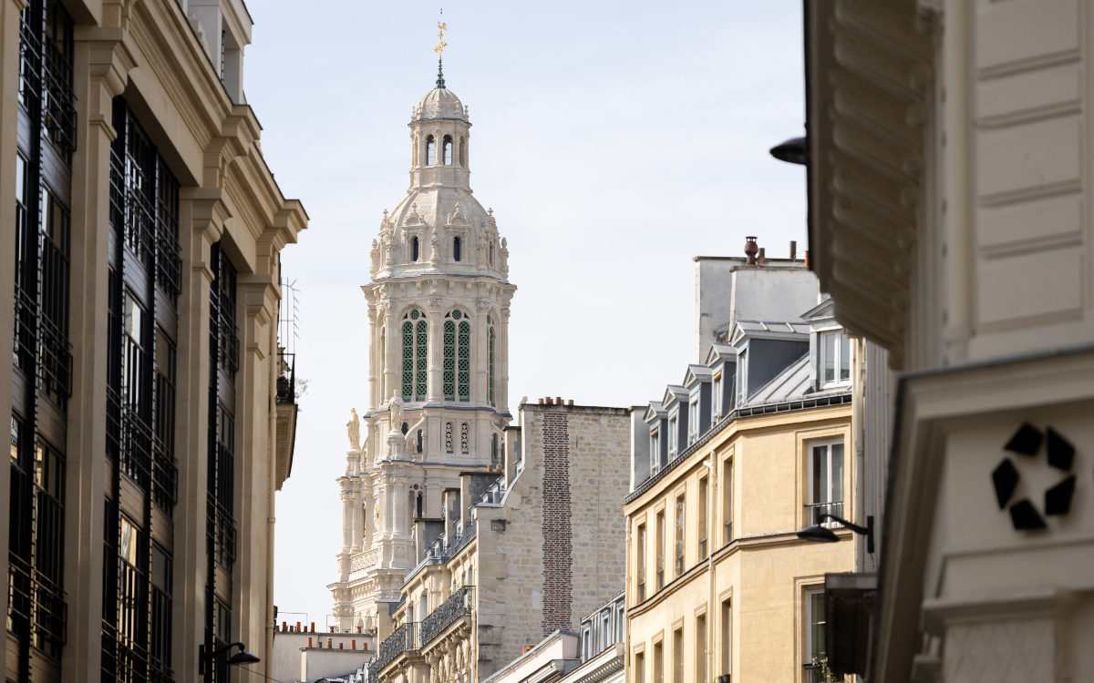 Eglise de la Sainte-Trinité de Paris. 