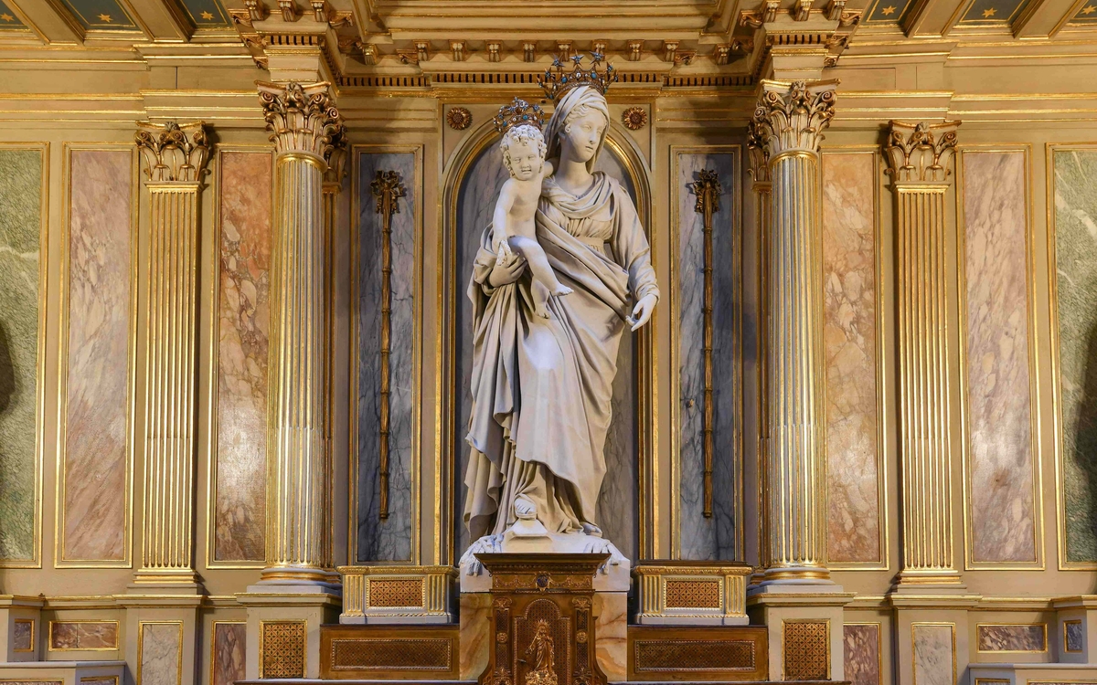 Photo de la chapelle de la Vierge restaurée de la cathédrale Sainte-Croix des Arméniens
