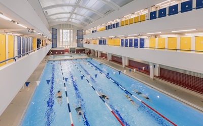 Visuel de la piscine Château Landon (10e) rénovée