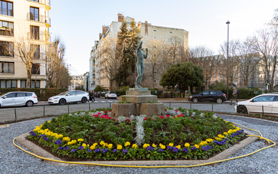 La place Rodin dans le 16e.