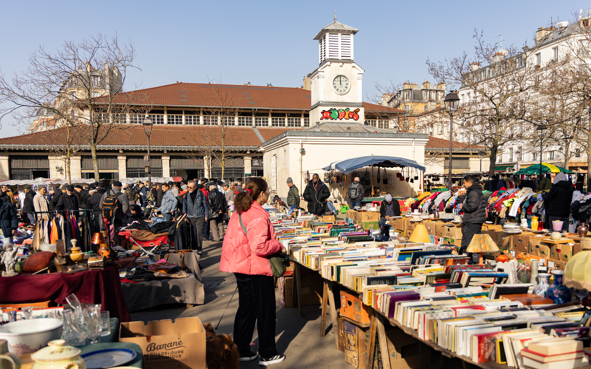 étals à l'extérieur