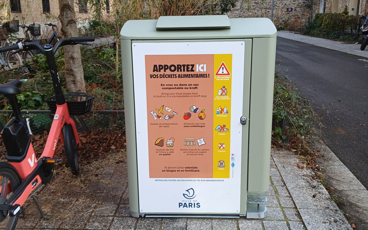 Photo du point d'apport volontaire