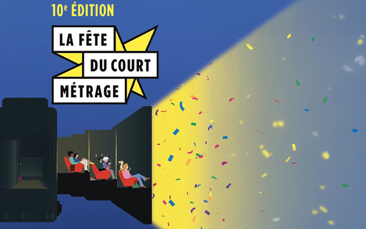 Visuel de la fête du court métrage 2026