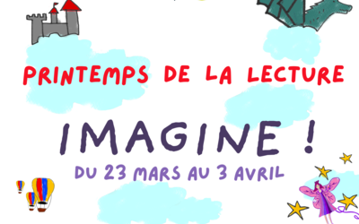 affiche avec les dates du Printemps de la Lecture 2026
