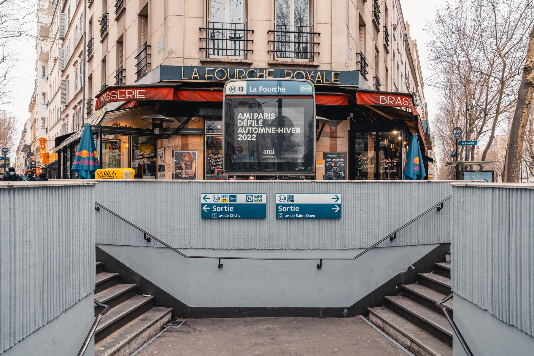 Métro ligne 13, station La Fourche