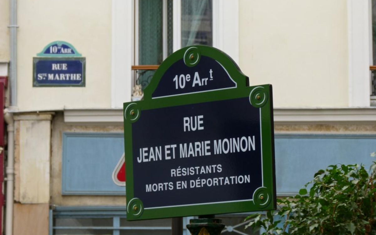 Plaque de rue
