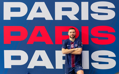 Photo de Luc Steins, joueur du PSG Handball.