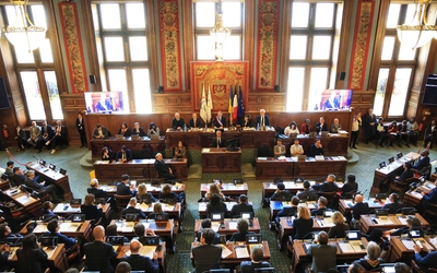 Vue de l'hémicycle