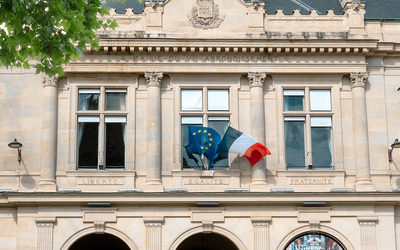 Photographie de la façade de la Mairie