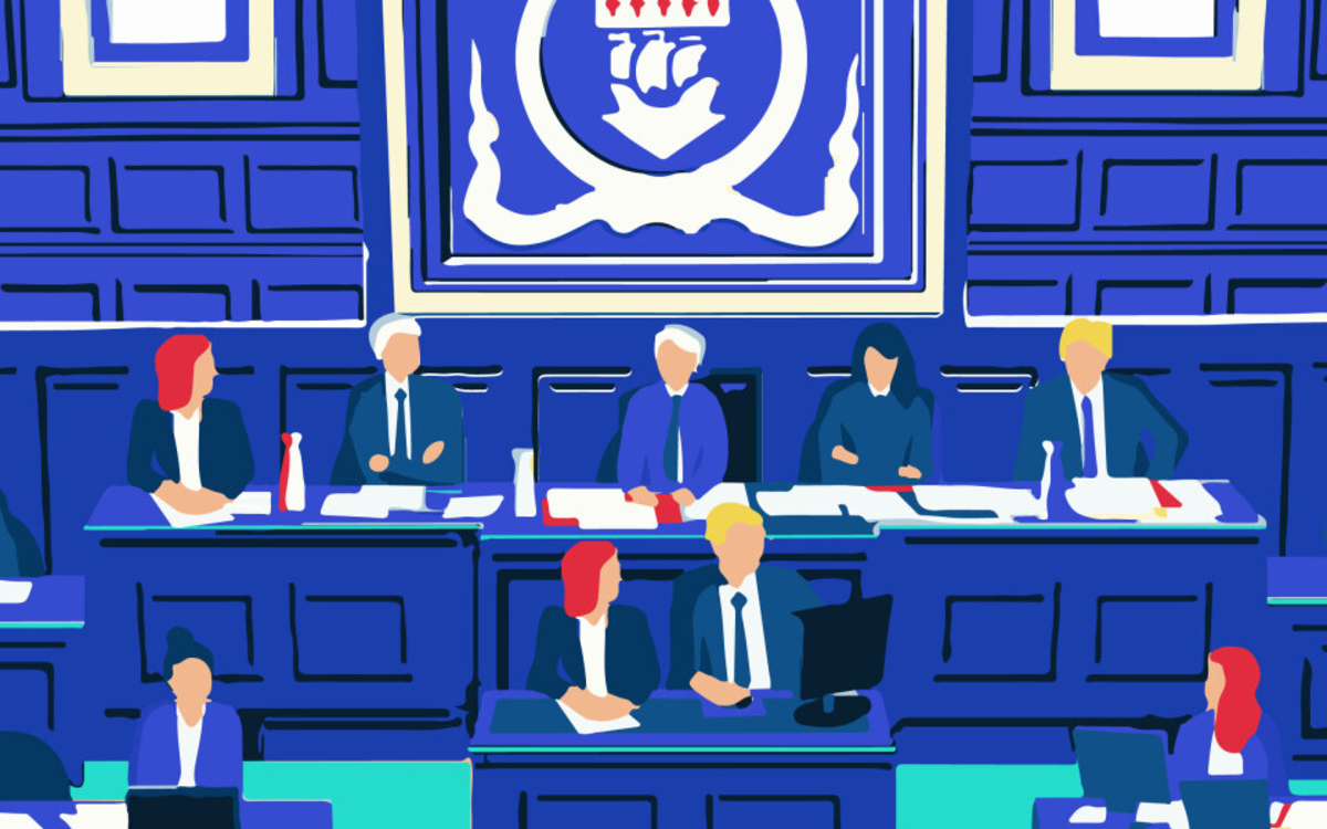 Dessin Conseil de Paris