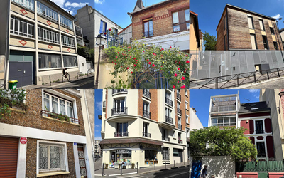 Photos de trois rues sur l’ancien territoire de Charonne