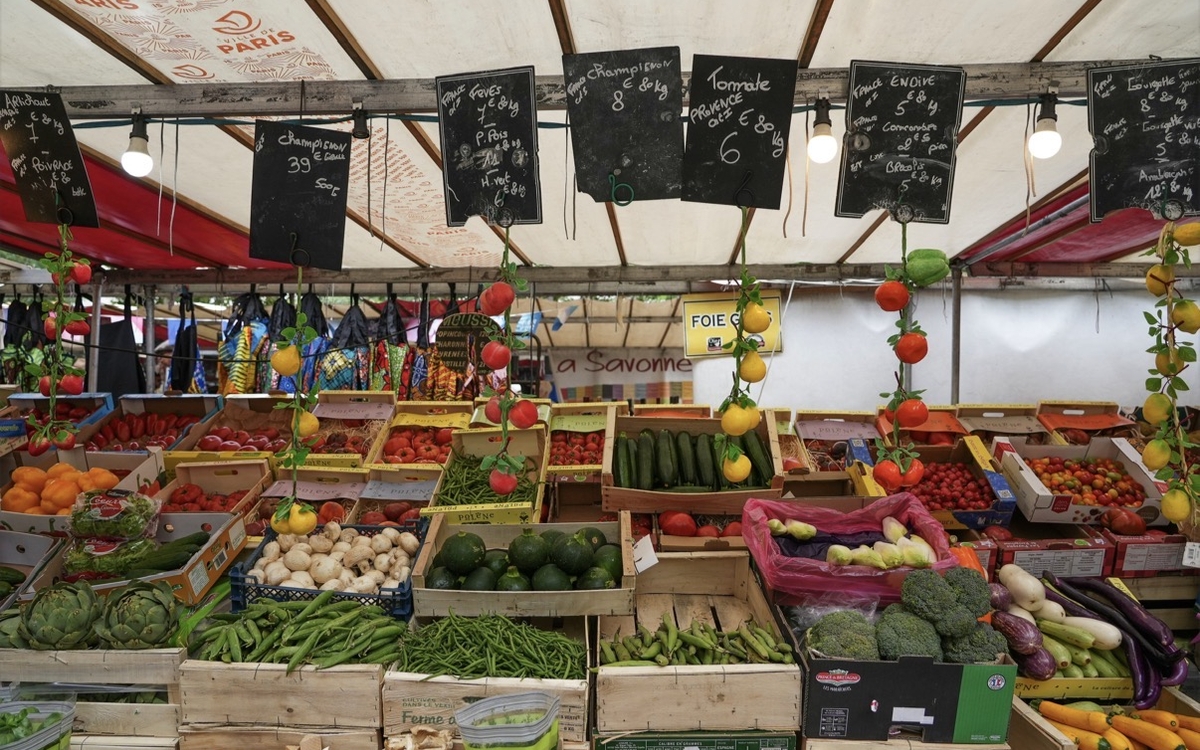 Marché découvert 