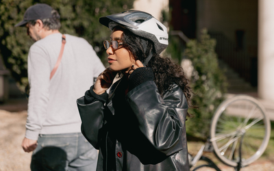 Cours de vélo pour adultes à la cité Universitaire. 