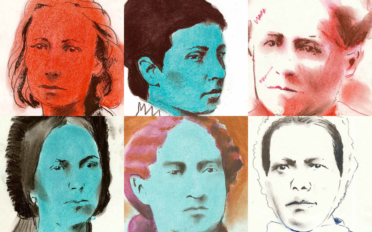 Les Portraits de Communardes par Isabelle Abiven