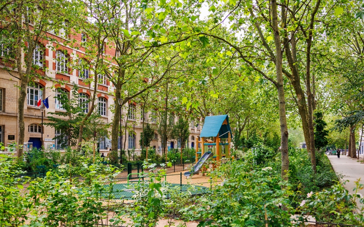 Découvrez le nouveau jardin de l'avenue de Bouvines !