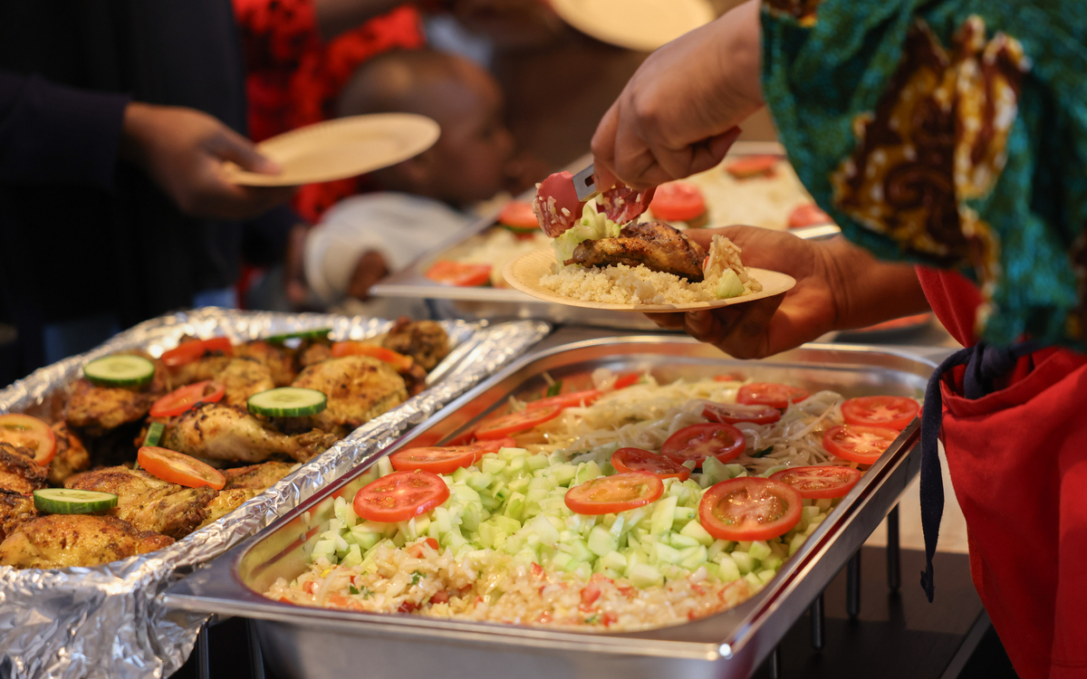 Des plats cuisinées dans la cuisine partagée du Ci'Ney