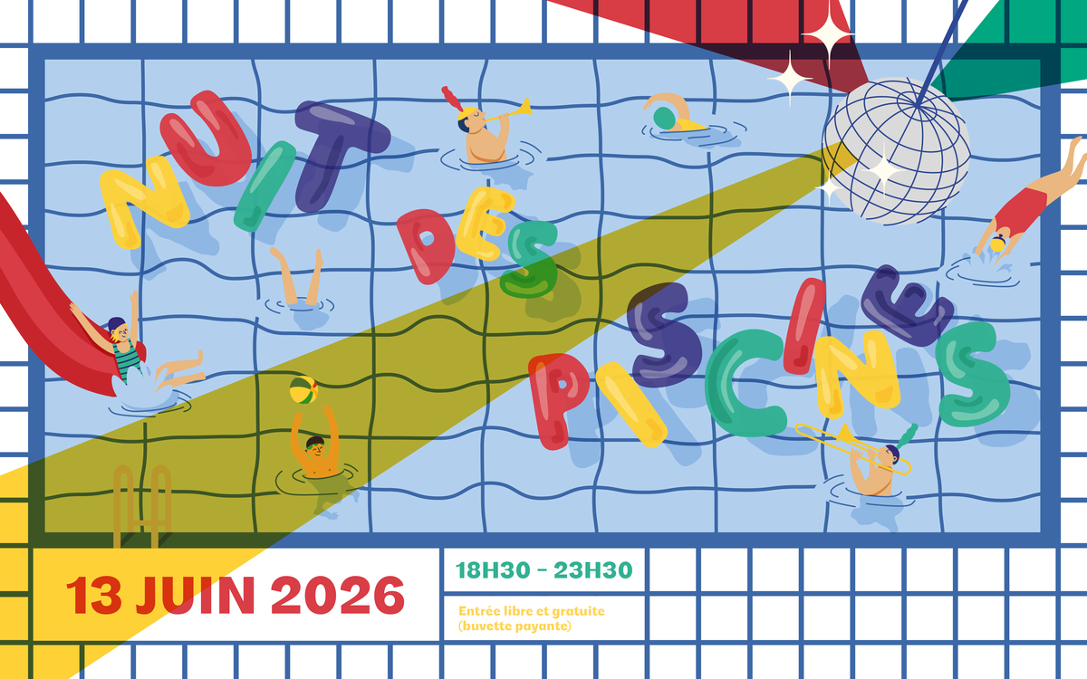 Bannière de la Nuit des piscines 2026