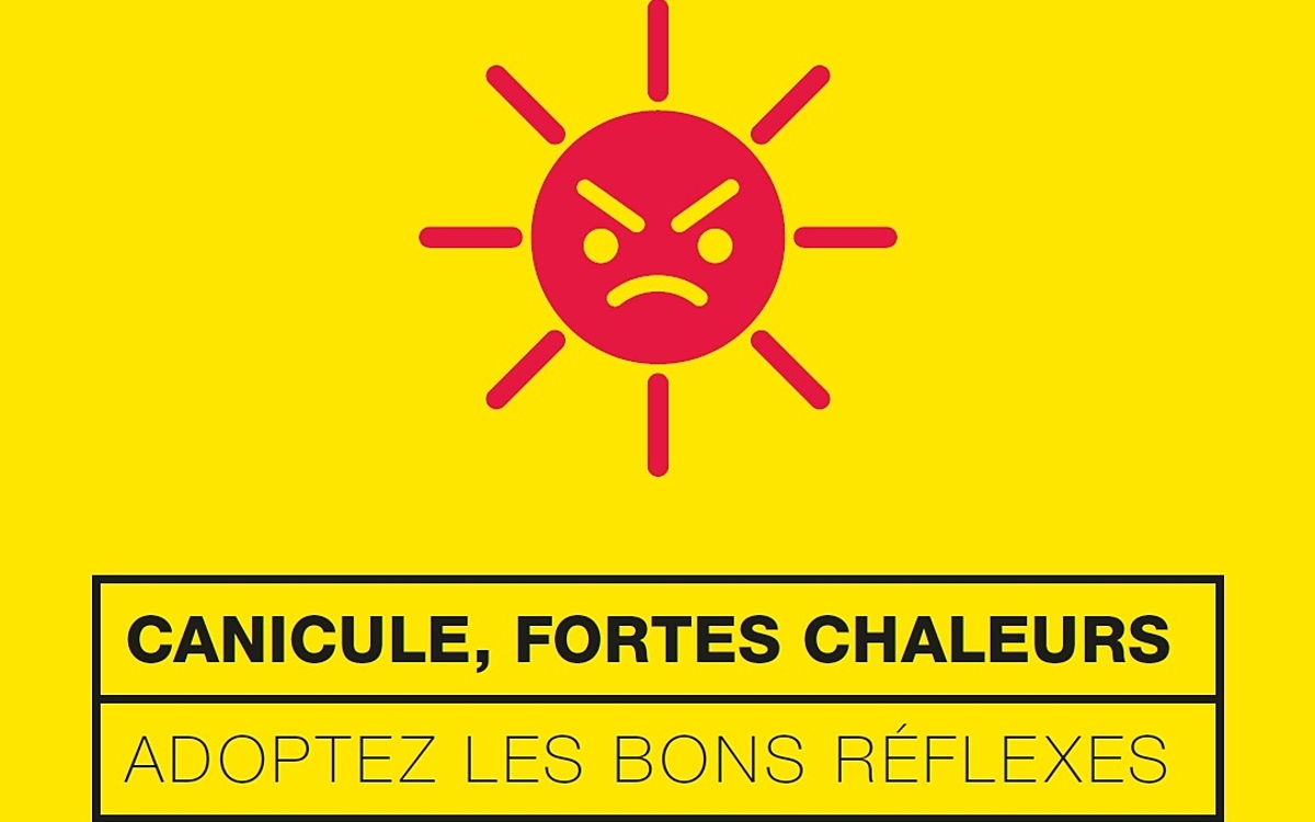 bandeau jaune canicule