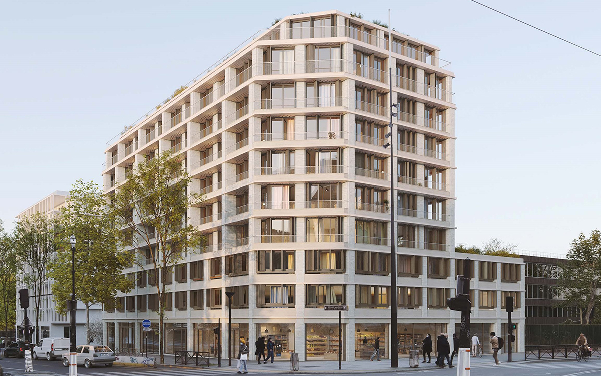 Une opération de logements 100 bld Ney dans le 18ème