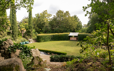 vue de la scène du théâtre 
