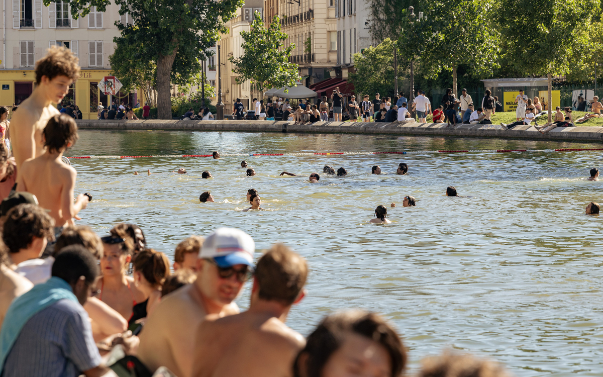 La baignade est autorisée dans le canal Saint-Martin pendant les fortes chaleurs