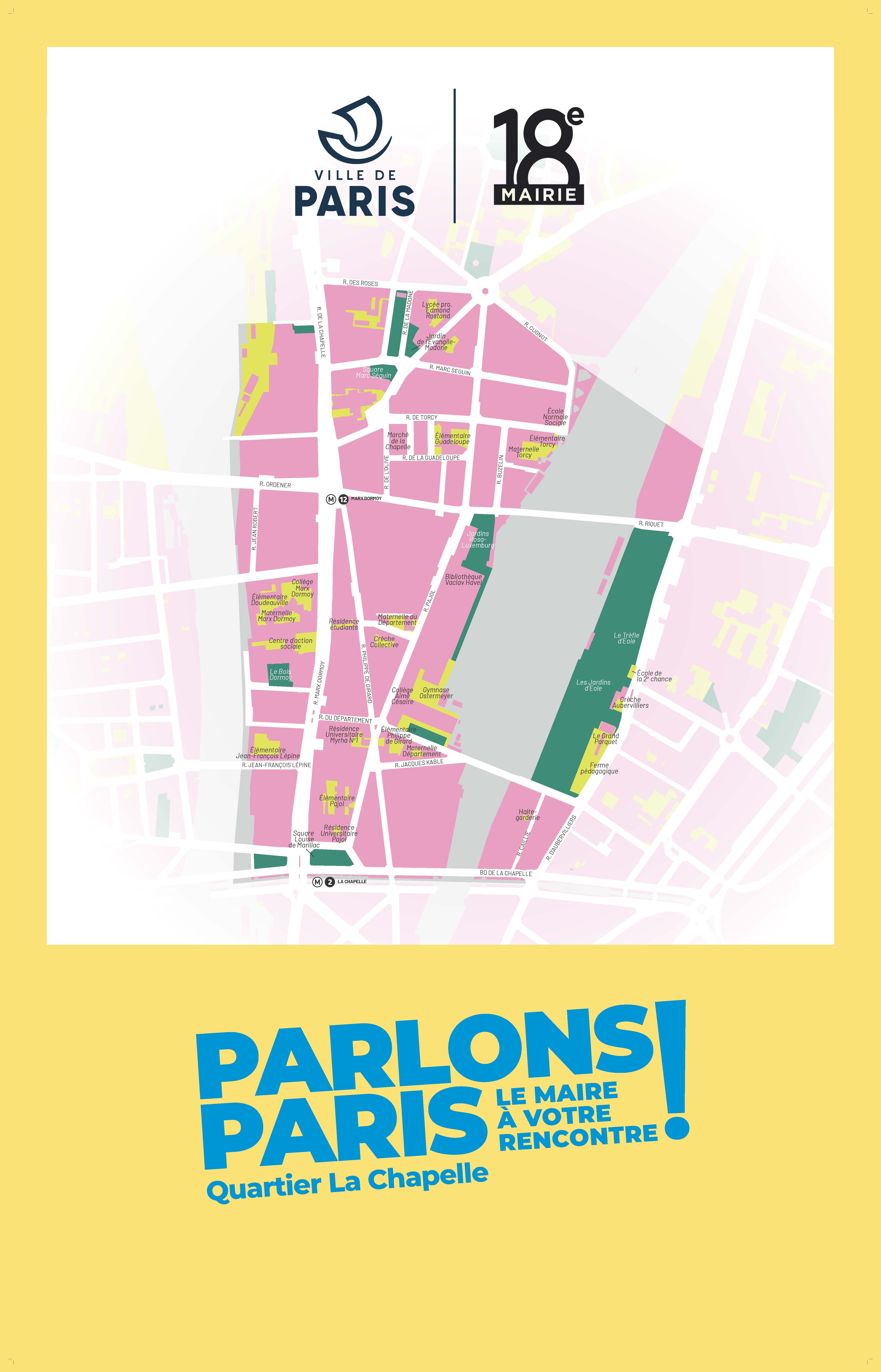  Carte du quartier La Chapelle