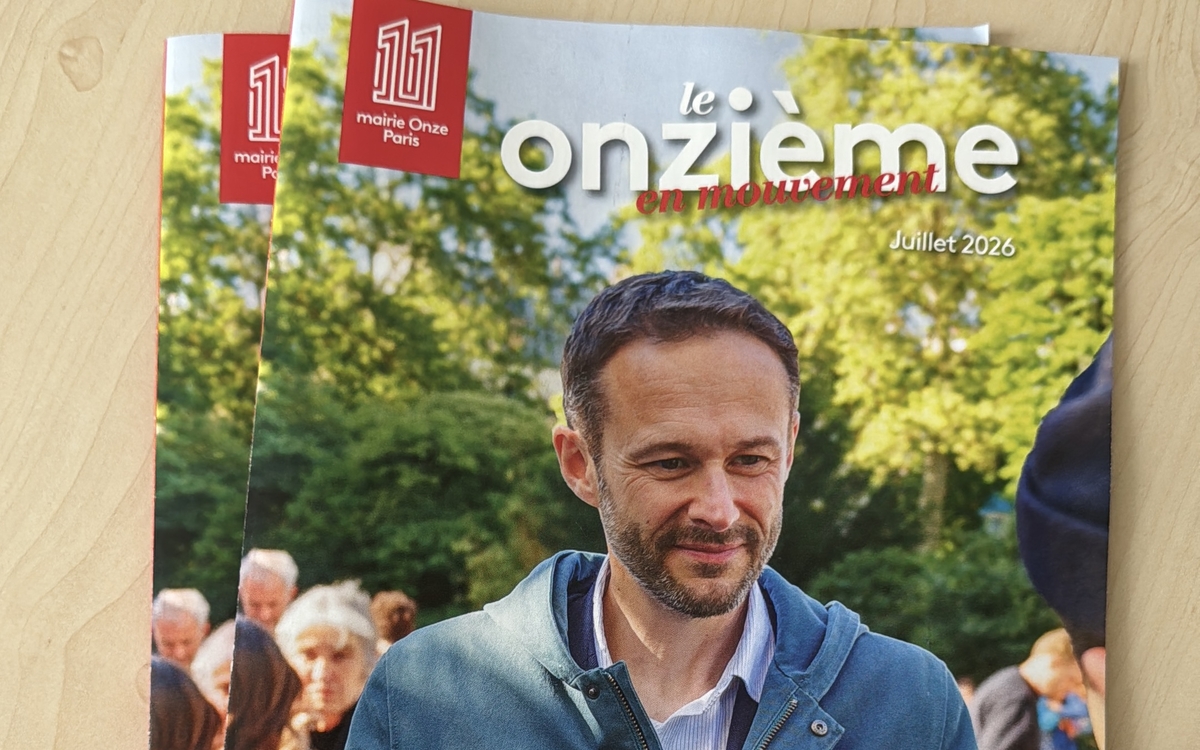 68e édition du journal municipal du 11e, avec une photo de David Belliard en couverture