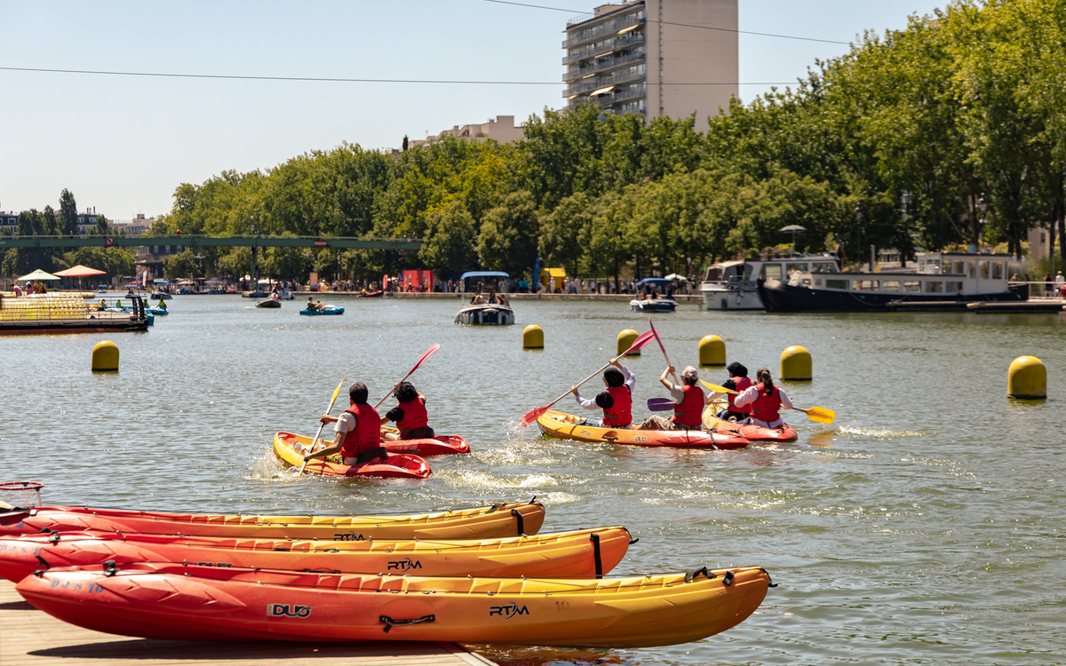Ouverture du site de baignade bassin de la Villette 