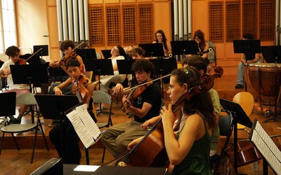 Orchestre en répétition