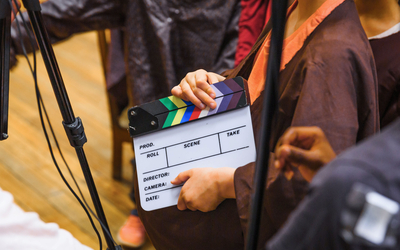 Atelier cinéma organisé par l'association Enfances au Cinéma