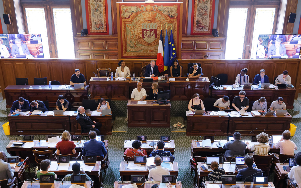Conseil de Paris, en juillet 2026.