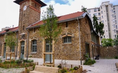 Façade des nouveaux locaux de la Protection maternelle et infantile (PMI), installés 45 boulevard Exelmans,s au 