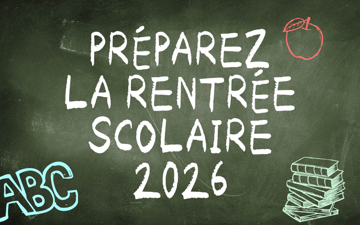 Visuel de la rentrée scolaire 2026