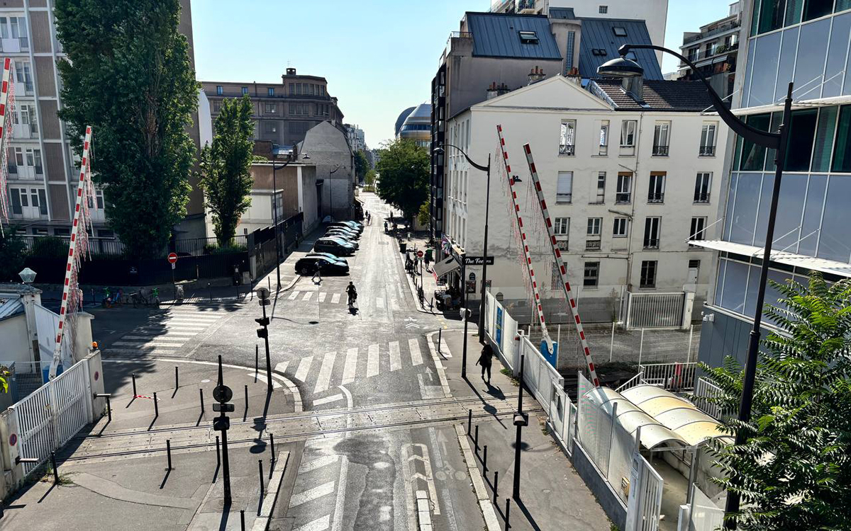 Photo du passage à niveau rue de Lagny