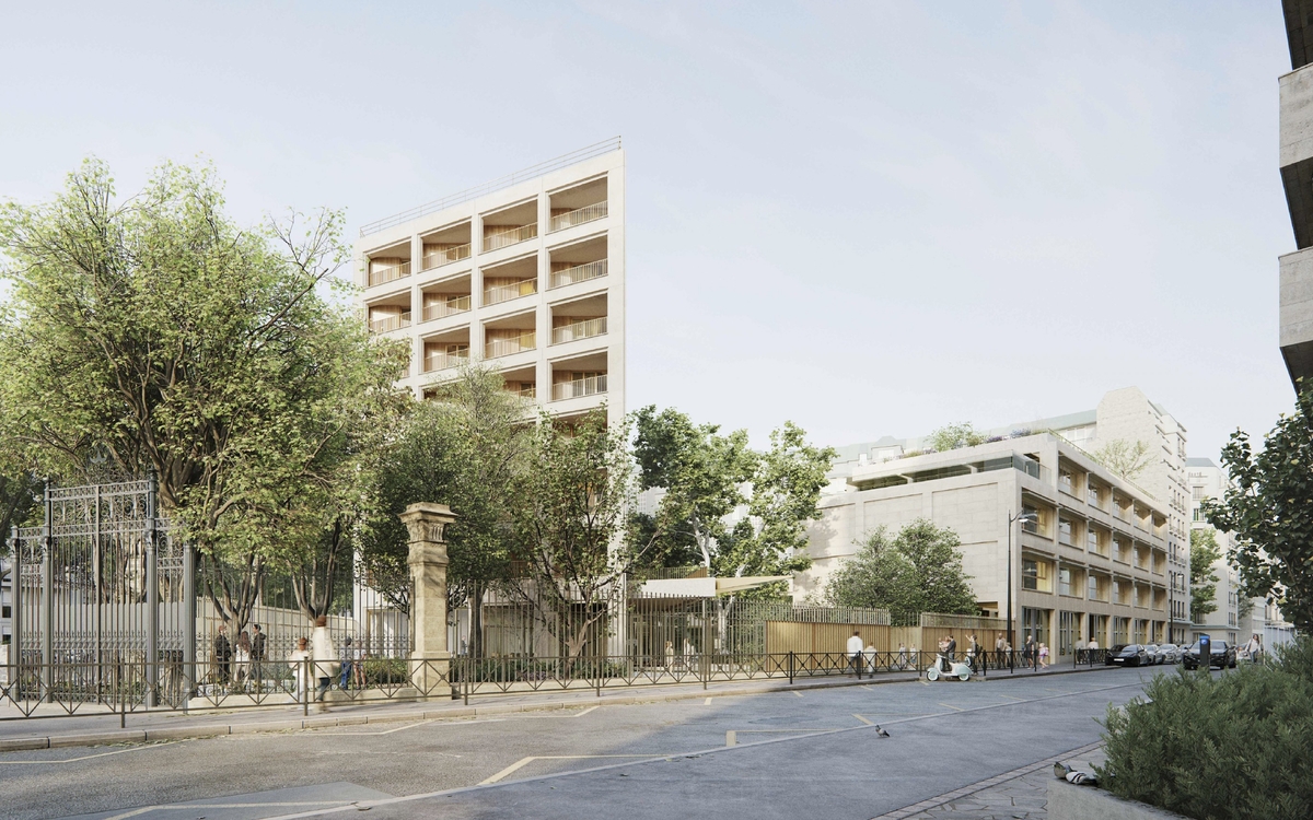 Photo de synthèse d'un projet de rénovation immobilière