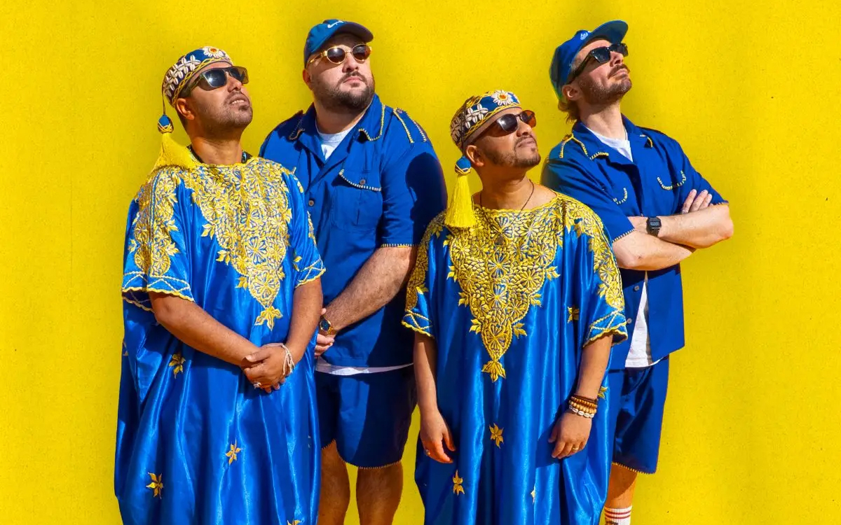 Photo du groupe de DJ Samifati Transe Gnawa Express. 