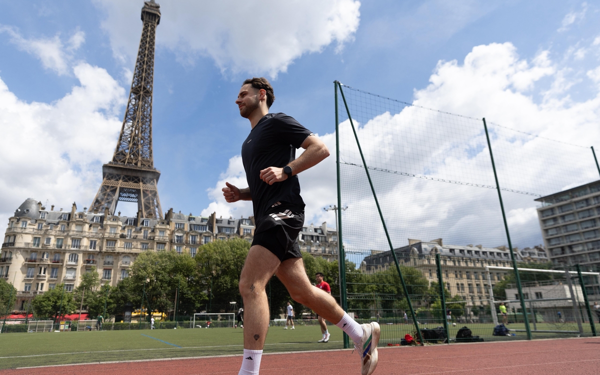 Visuel d'une piste d’athlétisme au stade Emile Anthoine 