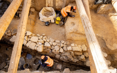 Visite des fouilles archéologiques de l'Hôtel Dieu Mur de Lutèce