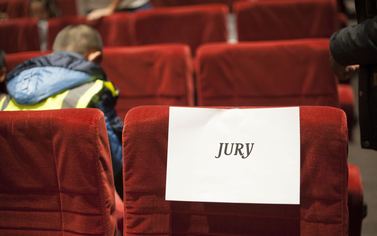 Sièges du jury du festival 
