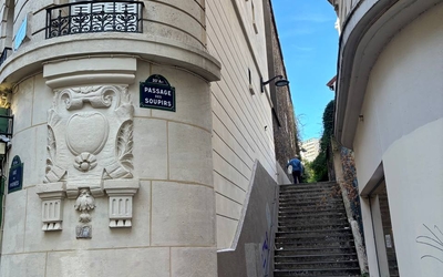 Photo de l'escalier Passage des Soupirs