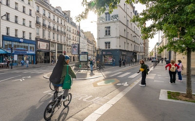 Visuel de la vélorue de la rue de Charenton (12e)