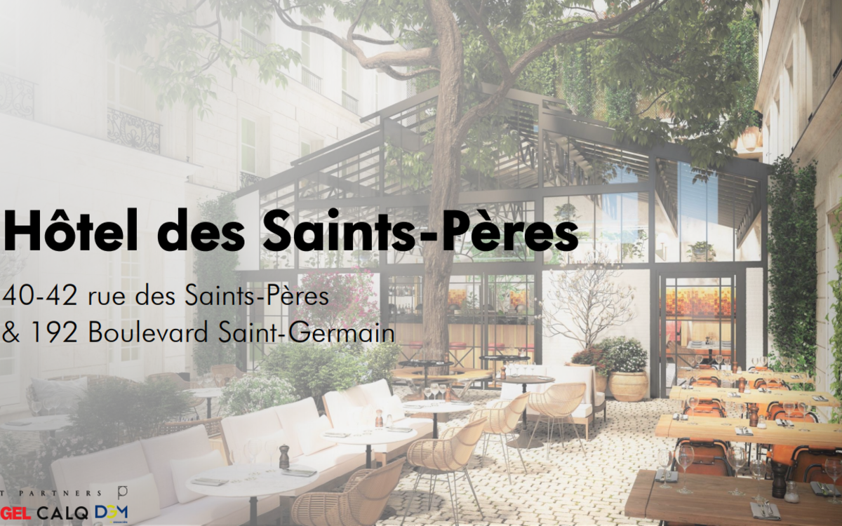 Visuel futur hôtel Saints-Pères