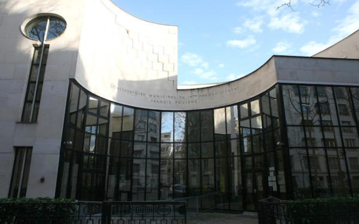 Façade du conservatoire Francis Poulenc
