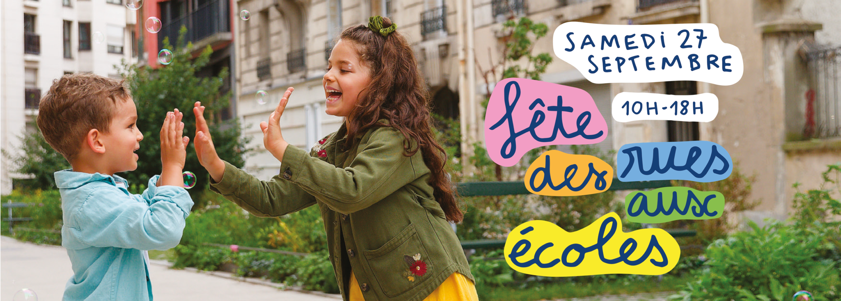 Fête des rues aux écoles 2025 – Samedi 27 septembre, 10h - 18h