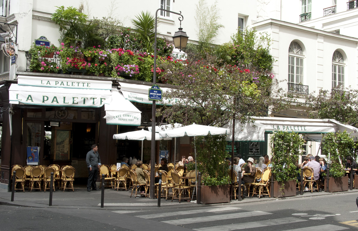 Le restaurant La Palette (François Grunberg / Ville de Paris) Le restaurant La Palette