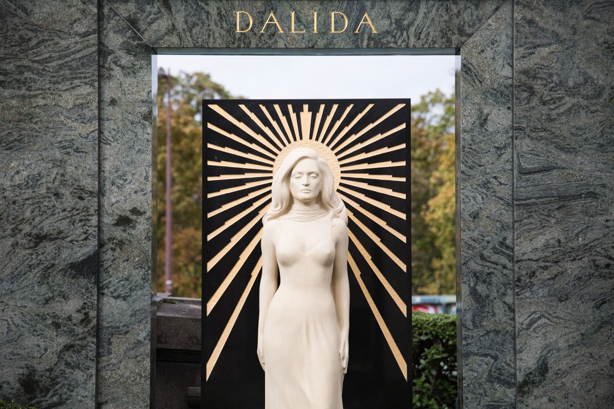 La tombe de Dalida (Guillaume Bontemps / Ville de Paris) La tombe de Dalida
