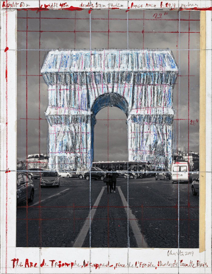 The Arc de Triumph (Project for Paris, Place de l'Etoile – Charles de Gaulle) Wrapped (Christo) The Arc de Triumph (Project for Paris, Place de l'Etoile – Charles de Gaulle) Wrapped