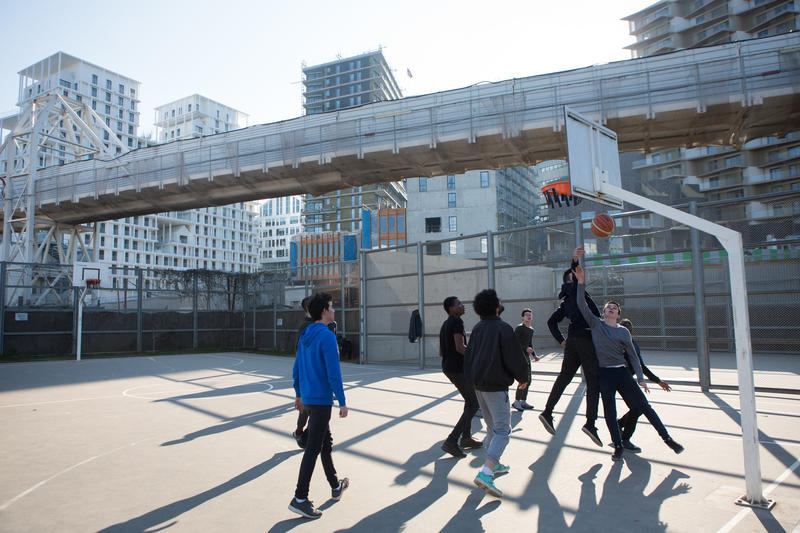 Parc Clichy Batignolles Martin Luther King (©Jean-Baptiste Gurliat/Ville de Paris) Parc Clichy Batignolles Martin Luther King
