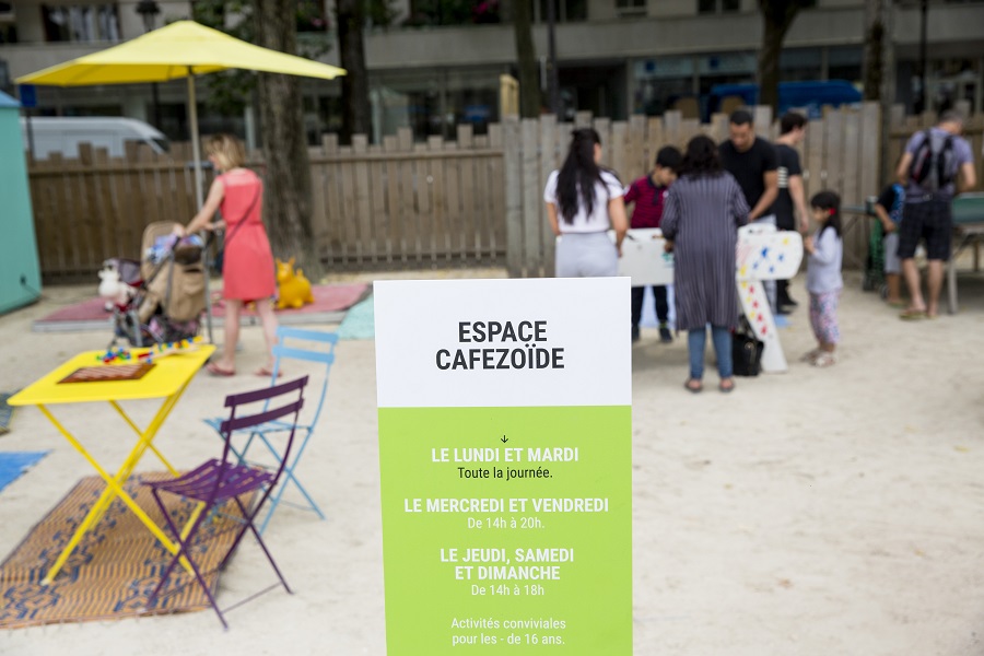 Cafezoide Paris Plages (©Ville de Paris/Sophie Robichon) Cafezoide Paris Plages