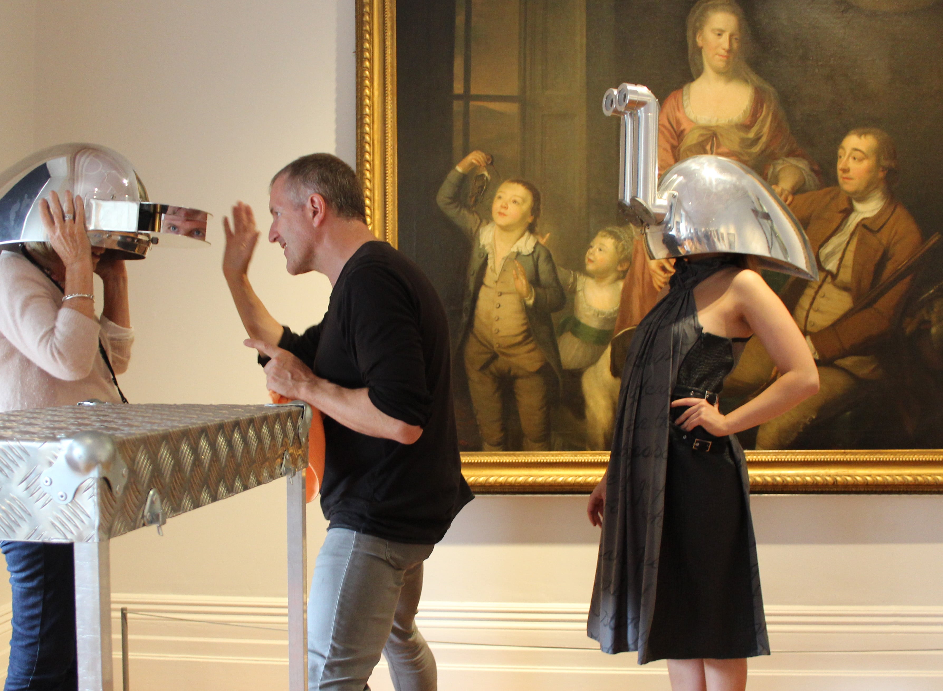 casques sculptures